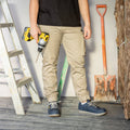 DEWALT Men's Khaki Goldfield PROStretch Work Trousers Cotton/Spandex - Size 40