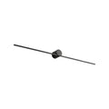 Brilliant Miro 90cm Black Matt LED Vanity and Wall Light Indoor 22383/06