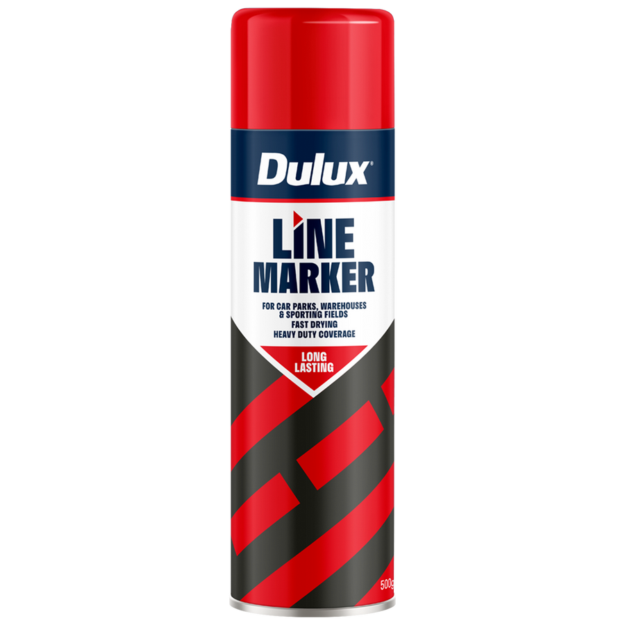 Dulux Red Spray Line Marker 500g - 0.5L - Fast Drying - High Luminance - SuperSaverAU - view 1
