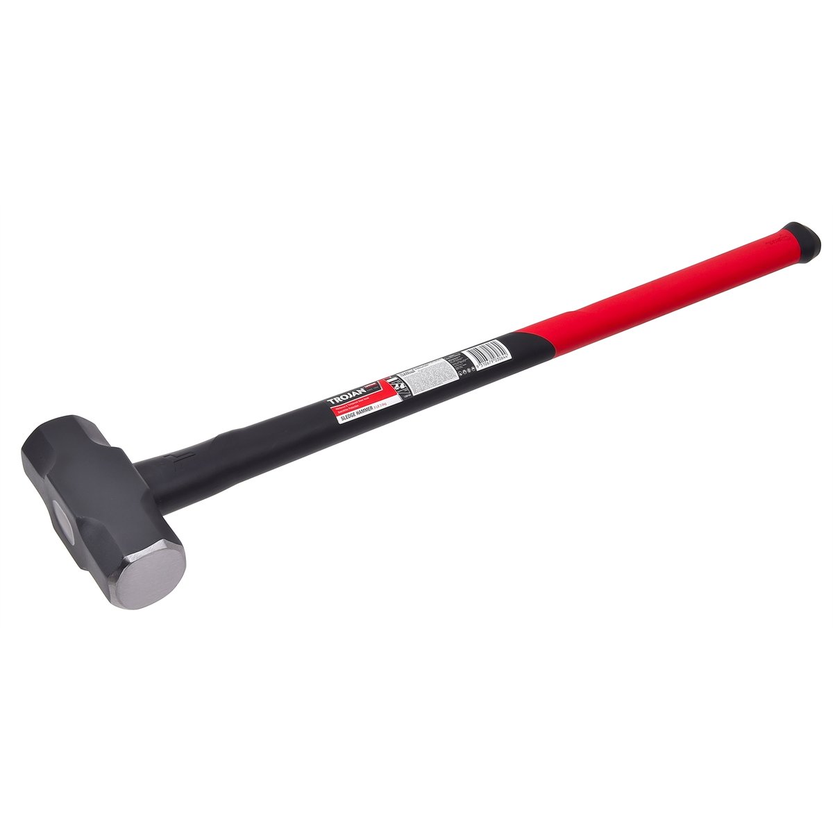 Trojan 8lb Fibreglass Sledge Hammer - 4.79kg - Red and Black - SuperSaverAU - view 3