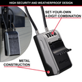 Master Lock Cable Next Gen Portable Key Safe - Steel Combination Lock Box for 10 Keys