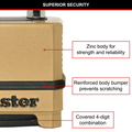 Master Lock 56mm Excell Reset Combo Padlock 38mm Boron-Carbide Shackle