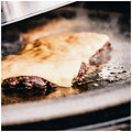 Kamado Joe Big Joe half moon cast iron reversible griddle - Smooth and ribbed sides - BJ-HCIGRIDDLE