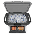 Ninja 47L FrostVault Hard Cooler with Dry Zone - Slate Grey, Lockable Lid, Fits 80 Cans - FB151GY