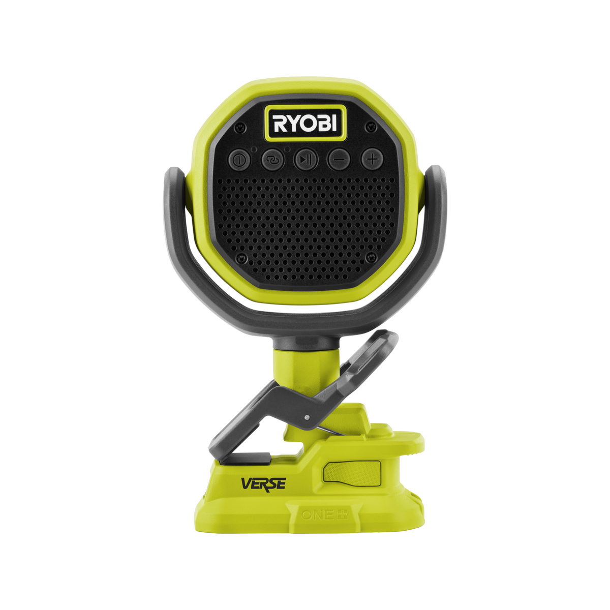 Ryobi 18V ONE+ Clamp Speaker - Portable Bluetooth - 8W - 33 Hours Runtime - SuperSaverAU - view 1