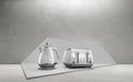 DeLonghi Icona Capitals 4 Slice Toaster - Sydney White, Two Crumb Trays, Extra Lift - CTOC4003W