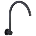 Mondella Resonance Gooseneck Shower Arm 300mm Matte Black - SuperSaverAU - view 1
