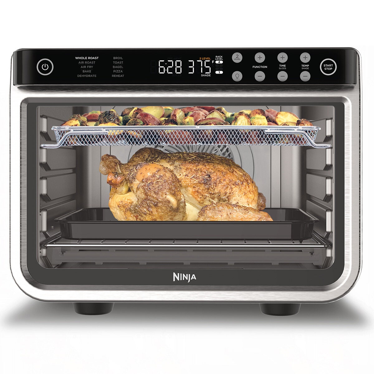 Ninja Foodi XL Air Fry Oven 29L - 2400W, 10 Cooking Modes, Digital Display Handle - DT200