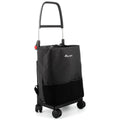 Rolser One Tweed TShop 4 wheel swivelling trolley and backpack - 27L - Black - R-ONE001-1023