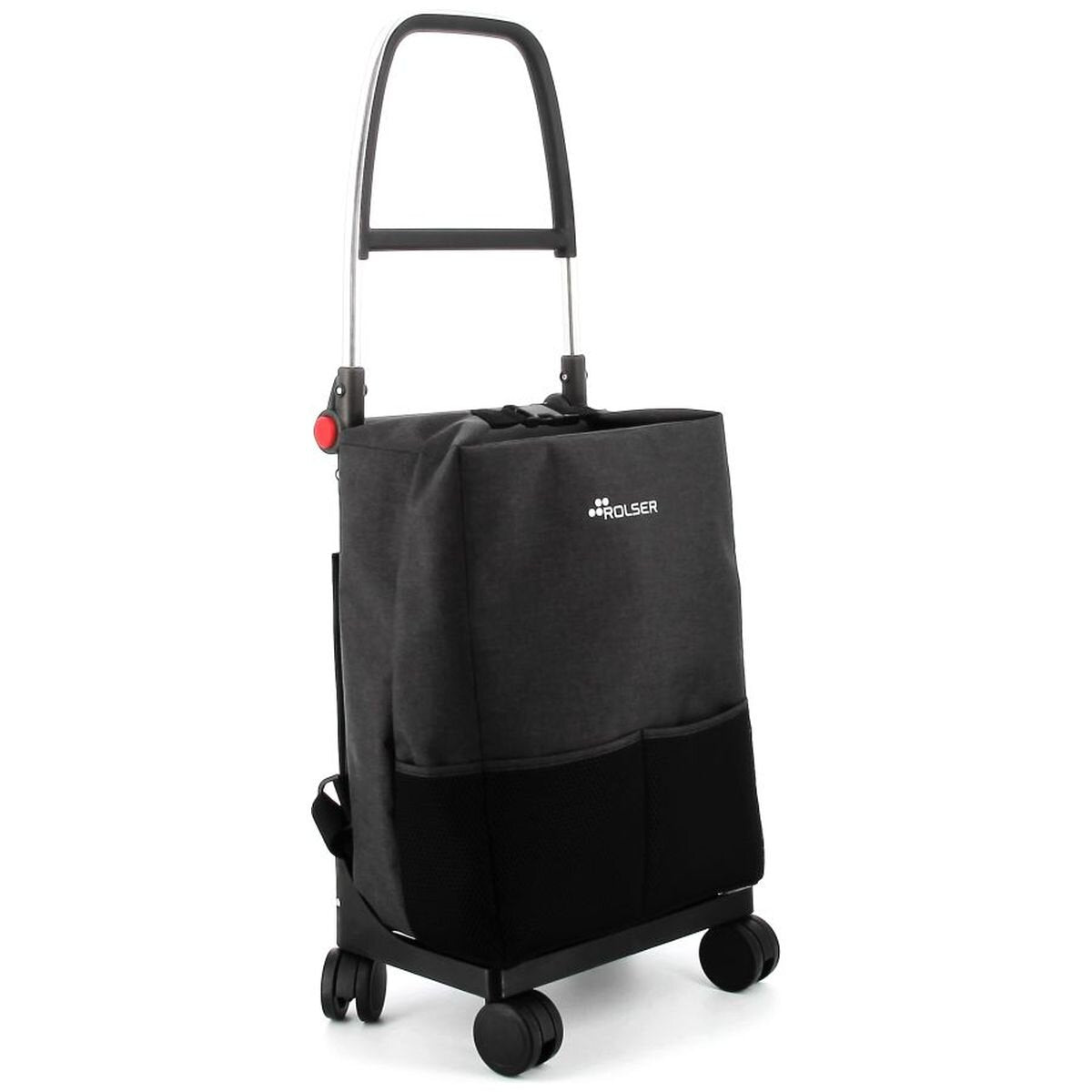 Rolser One Tweed TShop 4 wheel swivelling trolley and backpack - 27L - Black - R-ONE001-1023