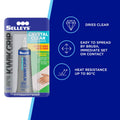 Selleys Kwik Grip Crystal Clear Adhesive 50ml Solvent Based Strong Bond - SuperSaverAU - view 2