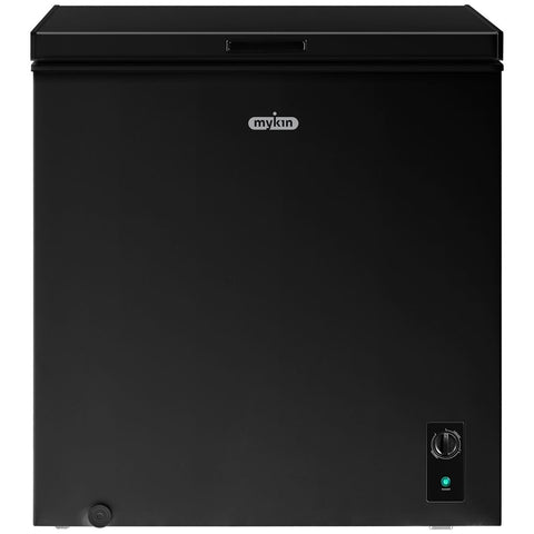 Mykin 198L Hybrid Chest Freezer - Black, 4.5 Star Energy Rating, Holding Hinge Lid - MCF198B2