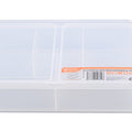 Tactix Medium A5 Storage Container with Divider 2L Plastic Stackable with Lid