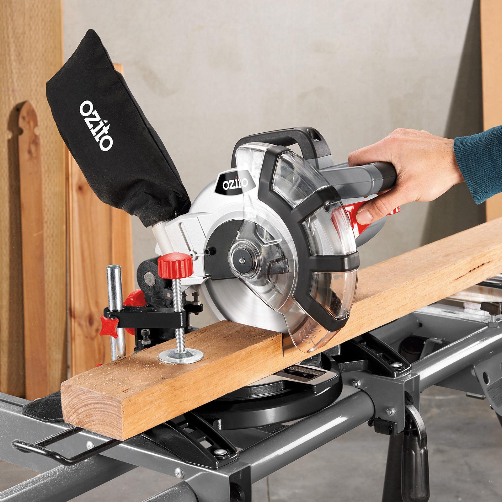 Ozito 1600W 210mm Corded Compound Mitre Saw Metal CMS-1621