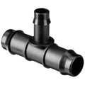 Pope 19mm Tee x 13mm Barbed Reducing Joiner Black Drip Irrigation