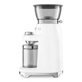 Smeg 50's retro style coffee grinder - white - 240g bean hopper - 50 grinding steps - CGF03WHAU