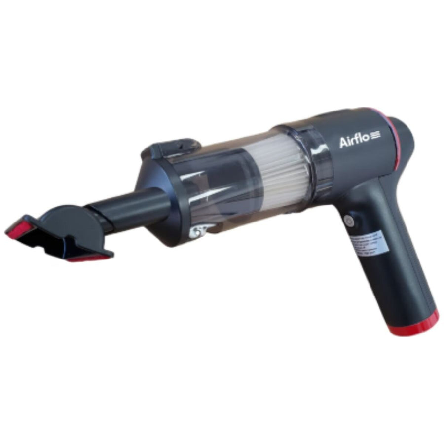 Airflo pistol grip handheld vacuum cleaner - 12V motor, three speed modes, USB charging, HEPA filter - AFV716