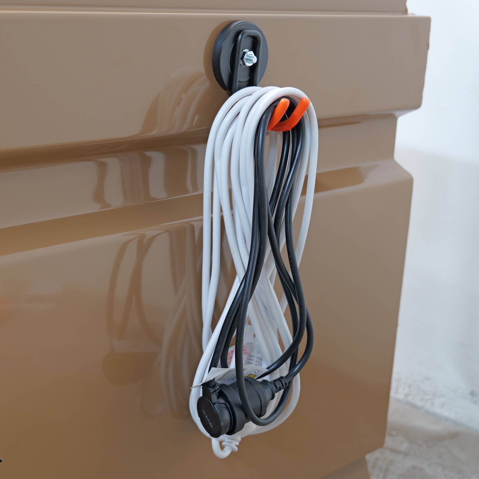 Everhang Magnetic Utility U Hook 10kg Pull Force PVC Orange/Black