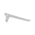 Flexi Storage Home Solutions Single Slot Bracket 200mm White Steel Shelf Bracket