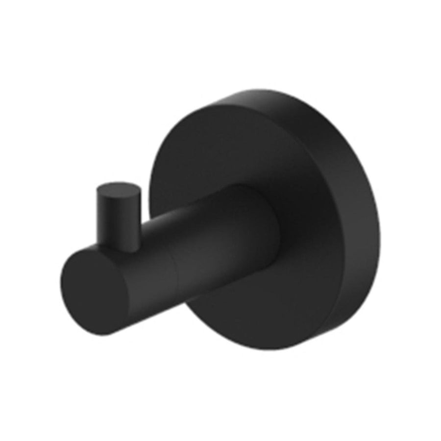 Gareth Ashton Black Poco Robe Hook - Compact 54mm x 54mm - Modern Design - SuperSaverAU - view 1