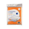 Packz Double Queen Mattress Cover - 2500 x 1600 x 300mm - Clear - Reusable Protection - SuperSaverAU - view 1