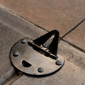Taskmaster 100mm Black Matte Zinc Garage Door Floor Anchor