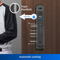 Philips Easykey Smart Mortise Door Lock - 3D Facial Recognition - Black - 80mm x 420mm - SuperSaverAU - view 4