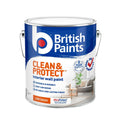 British Paints Clean and Protect White Low Sheen Interior Paint 4L