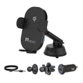 Aerpro Wireless Qi Charging Smartphone Holder Kit APWCAG1 - 15W - Black - Auto-Sensing Grip - Adjustable Foot Stand - SuperSaverAU - view 1