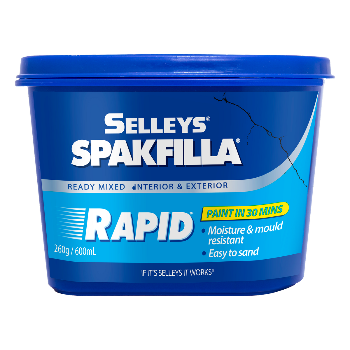 Selleys Spakfilla Rapid 260g Gap Filler - Lightweight - Fast Drying - Paintable - SuperSaverAU - view 1