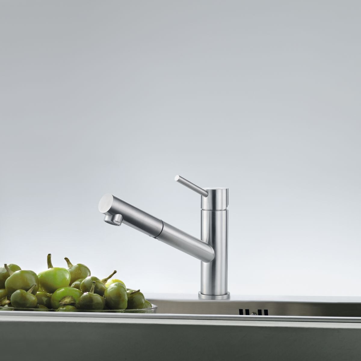 Franke Pull-Out Mixer Tap - Stainless Steel Finish - 15 Year Warranty - 5 Star Water Rating - TA9201