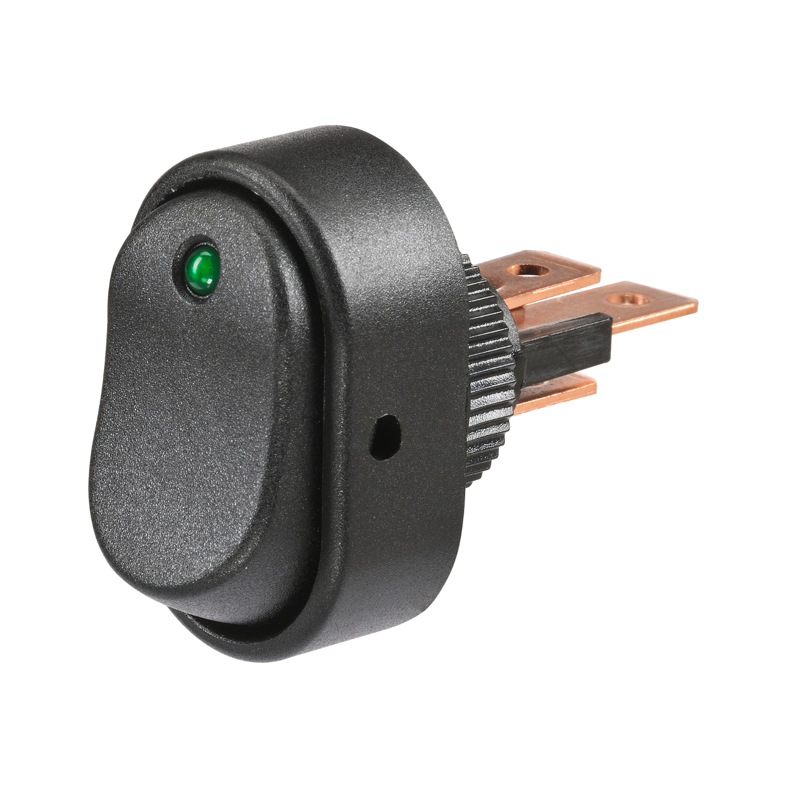 Narva 12V 30A Green LED SPST On/Off Rocker Switch 62058BL
