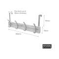 Mode 4 Hook Over Door Hanger - 450mm - Brushed Nickel & White Wash - Functional Design - SuperSaverAU - view 3