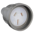 HPM 10A Grey Socket Plug Extension - 100mm x 230mm - Durable & Compact - SuperSaverAU - view 1