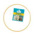 Crafted Bamboo Ring - 5-Inch 127mm - Versatile for Crafts & Decor - SuperSaverAU - view 1