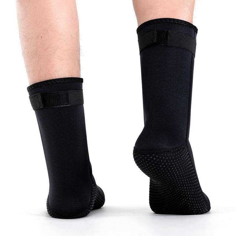 3mm Neoprene Wetsuit Socks - Black, Size S (AU 6-7, Foot 22-22.5cm) - view 4