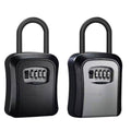 4 Digit Combination Hook Lock Heavy Duty for Lockers, Bags and Gym Gear - Black - view 3