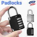 4 Digit Combination Padlock, Waterproof - Black - view 2