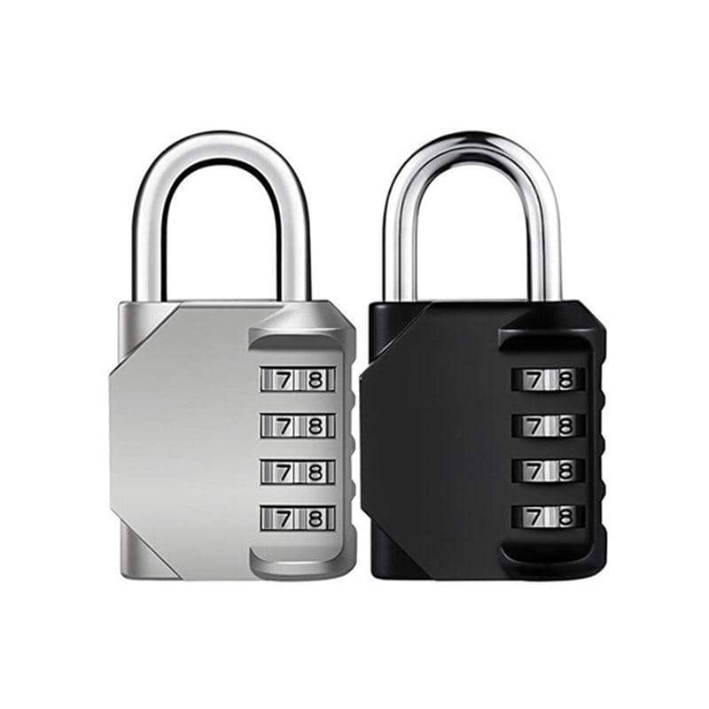 4 Digit Combination Padlock, Waterproof - Black - view 3