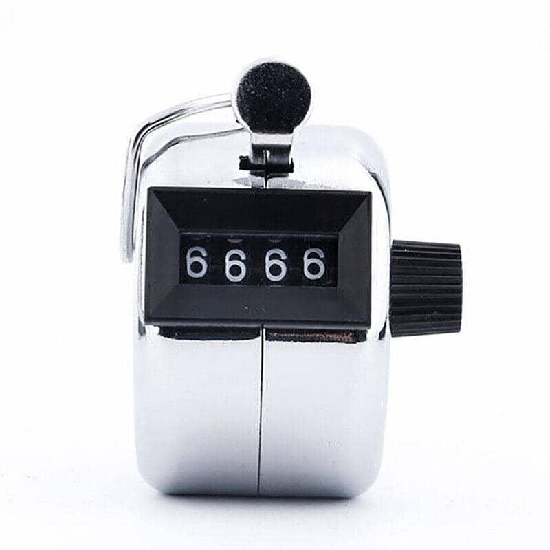 4-Digit Hand Held Tally Counter, Number Clicker for Sports and Inventory Counting - view 2