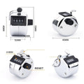 4-Digit Hand Held Tally Counter, Number Clicker for Sports and Inventory Counting - view 3
