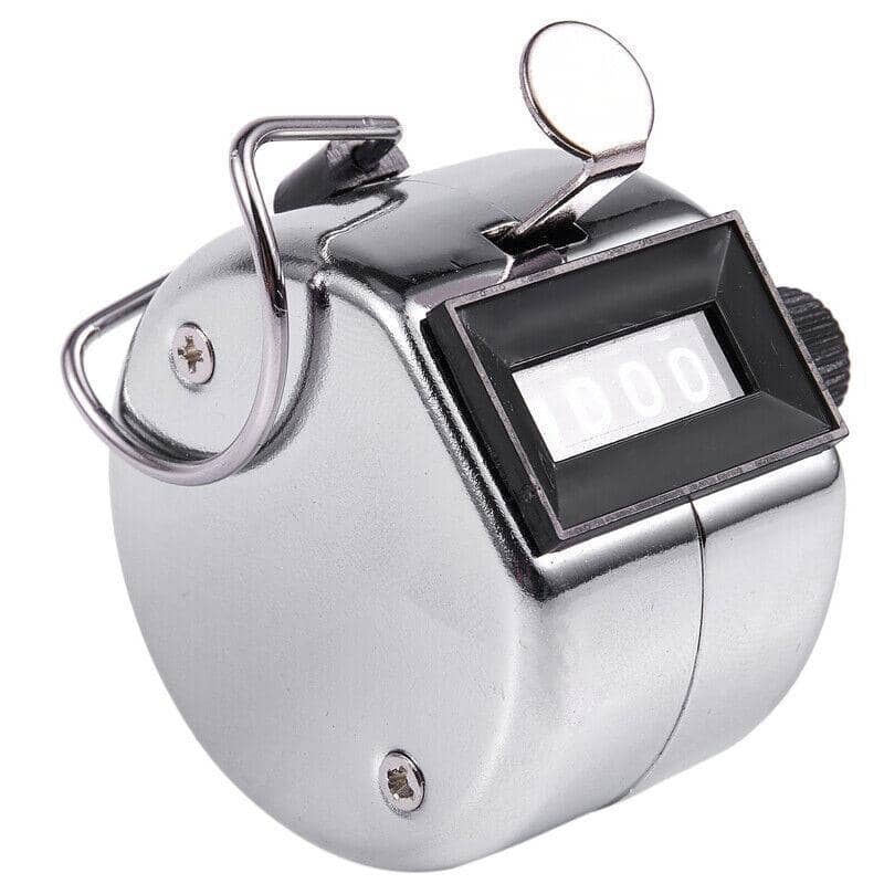 4-Digit Hand Held Tally Counter, Number Clicker for Sports and Inventory Counting - view 4