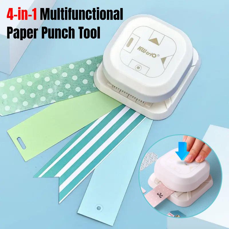 4-In-1 Paper Punch and Embosser for Crafting and DIY