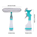4-In-1 Window Cleaning Tool with Spray Bottle and Microfibre Head - view 3