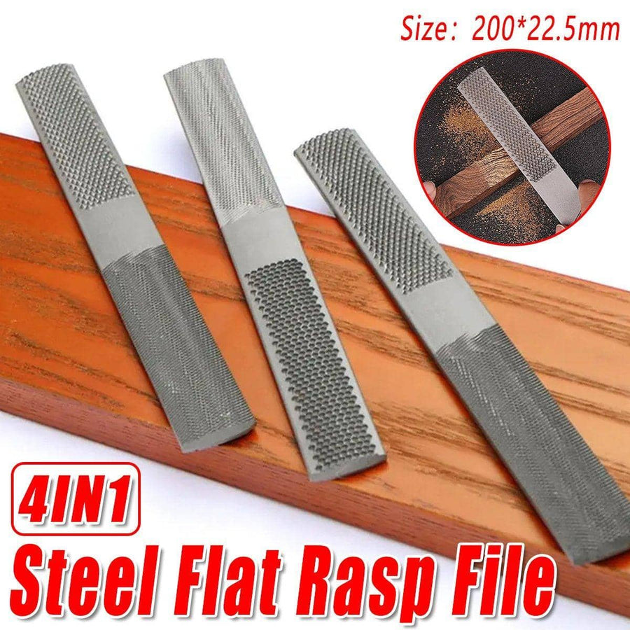 4-In-1 Woodworking Rasp File, Multi-Purpose DIY Hand Tool