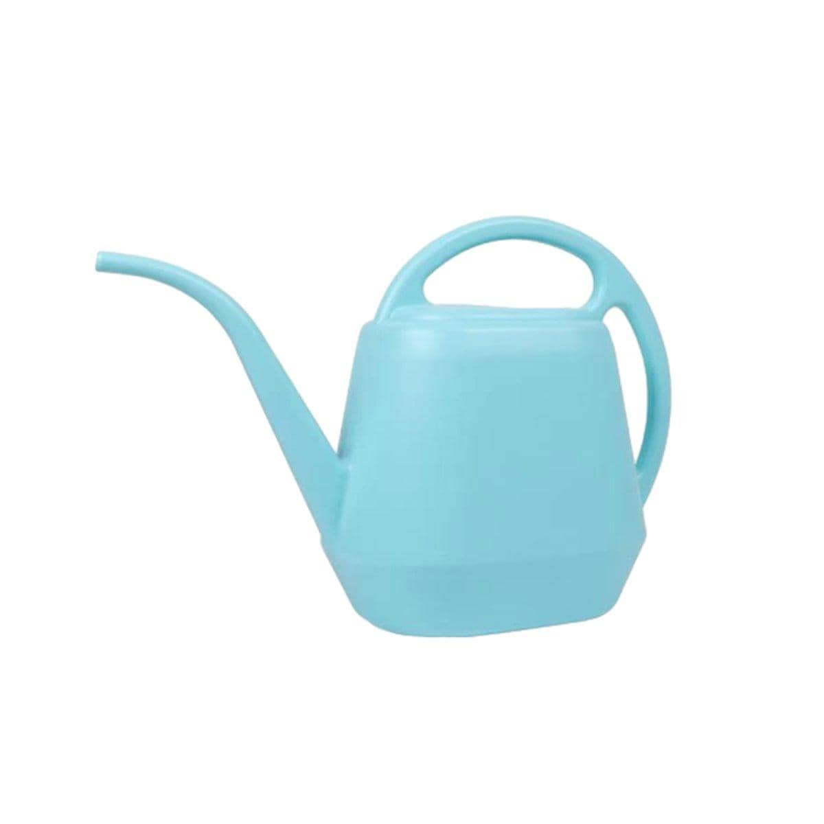 4 Litre Long Spout Watering Can with Double Handle - Aqua Blue