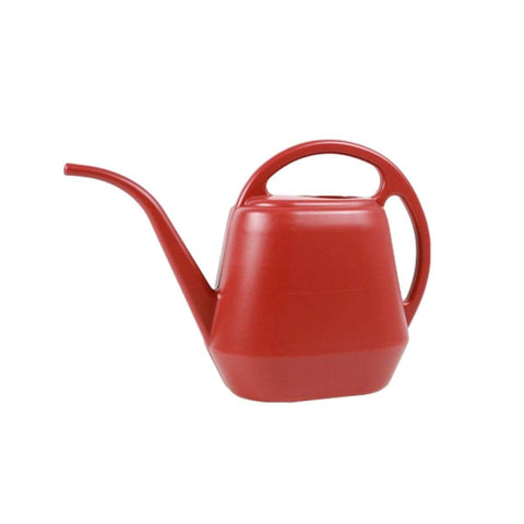 4 Litre Long Spout Watering Can with Double Handle - Red