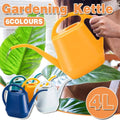 4 Litre Long Spout Watering Can with Double Handle - Teal - view 2