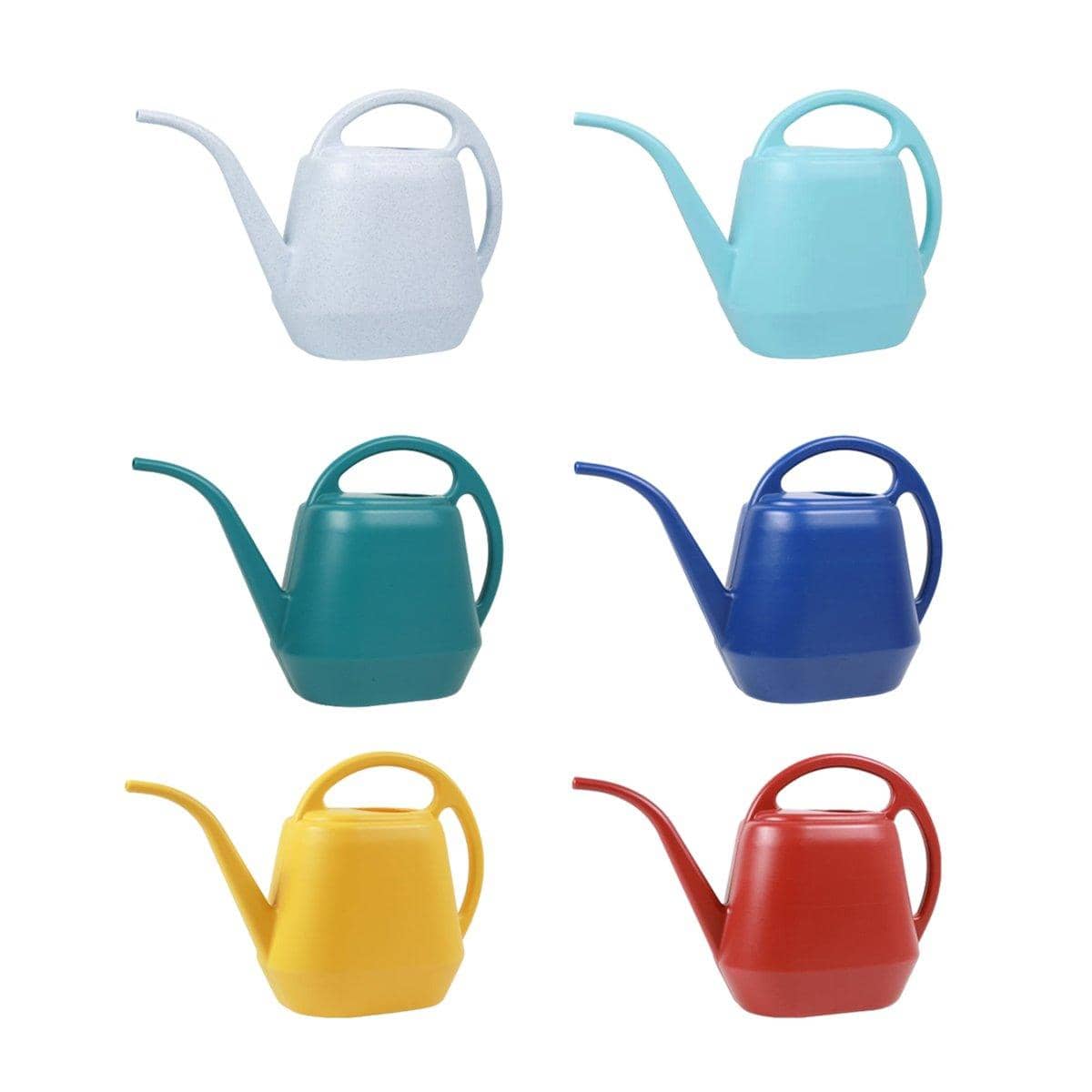 4 Litre Long Spout Watering Can with Double Handle - Teal - view 3
