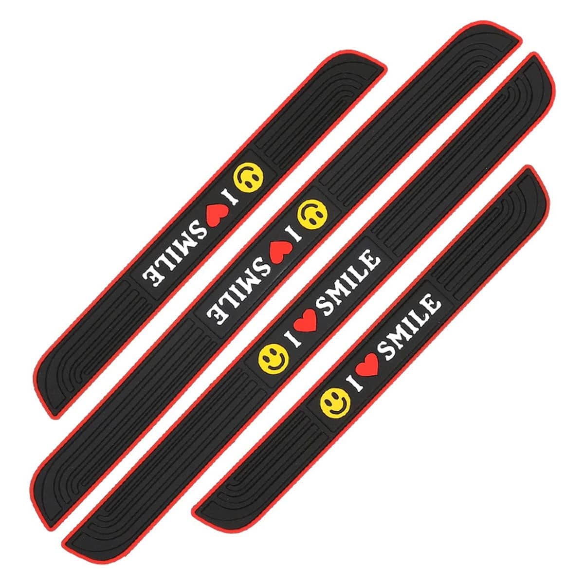 4 Piece Car Door Sill Protector Strips, Anti-Collision Scratch Guards - view 2